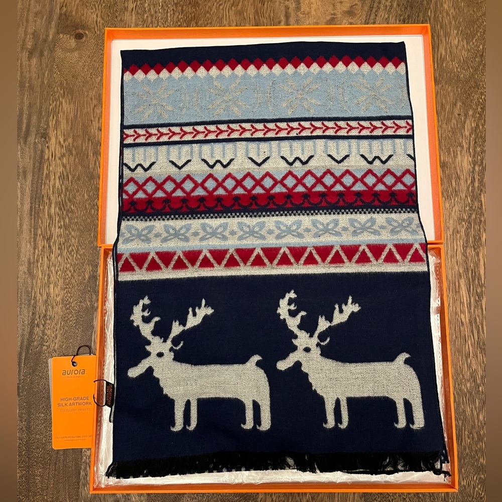 Mulberry silk scarf for winter